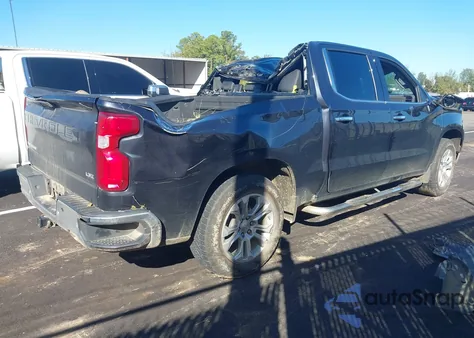 2022 Chevrolet Silverado 1500 4Wd Short Bed Ltz из США, поврежденный, VIN 1GCUDGED5NZ602132